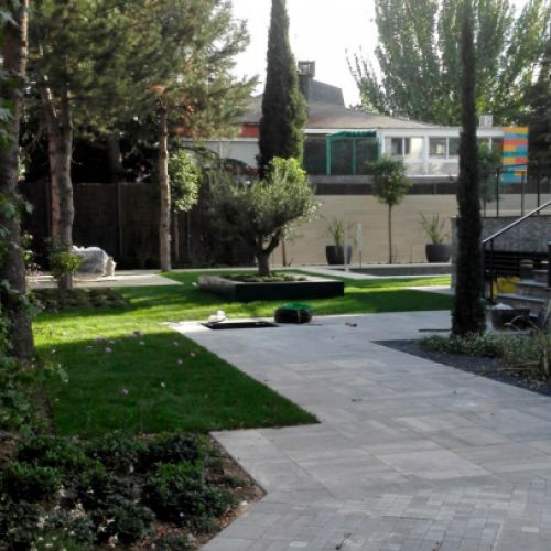 Landschaftsgestaltung in Madrid Norte.
