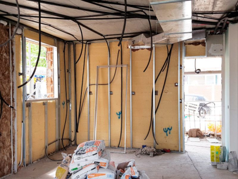 Aislamientos y acondicionamiento en obra nueva