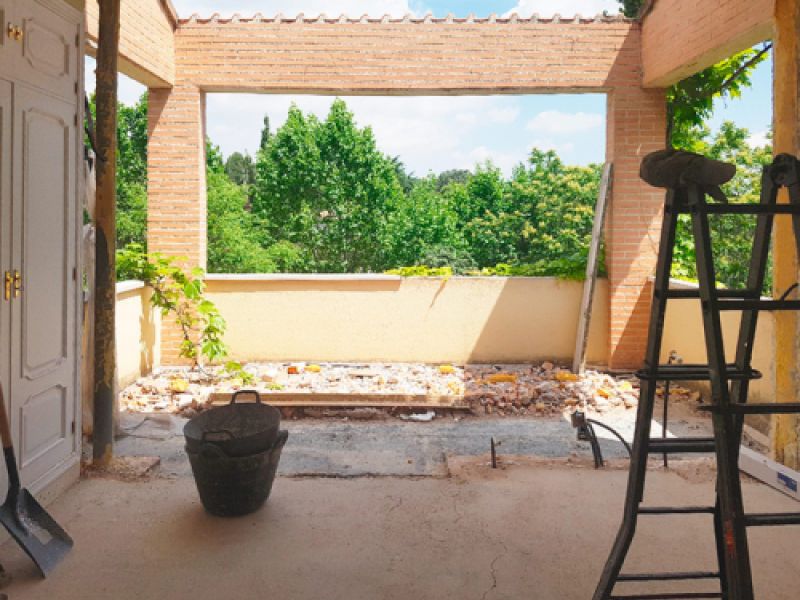 Galería a reformar en Madrid Norte (antes)